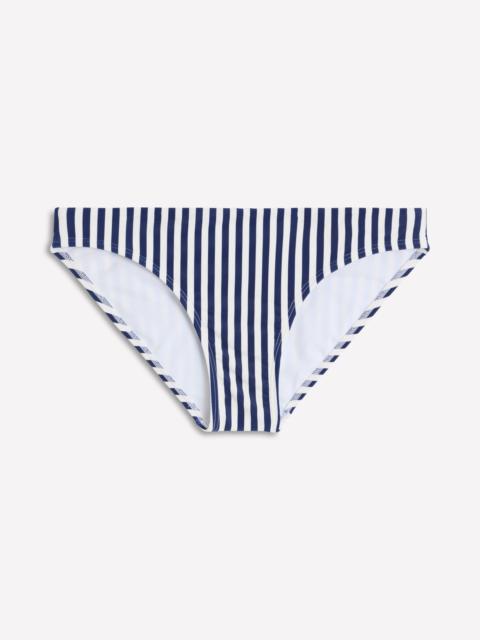 BODEN Classic Bikini Bottoms-Fine Navy, Ivory Stripe