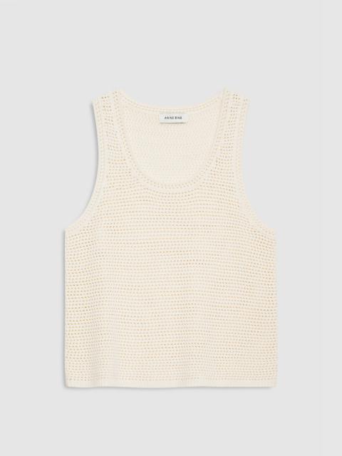ANINE BING Arie Tank - Ivory