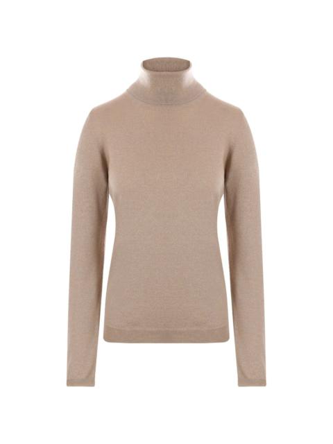 Sparkling cashmere-silk blend jumper