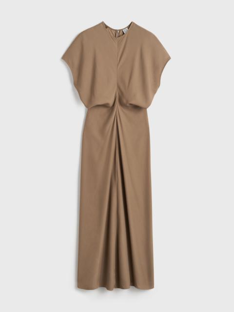 Slouch waist dress camel