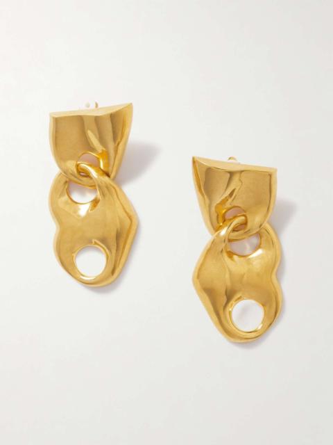 Gold-tone earrings