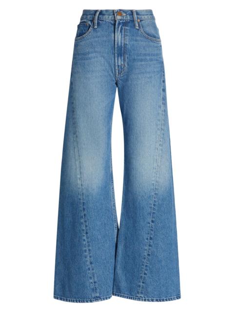 MOTHER Women's The Lemon Twist Wide-Leg Jeans - Rolling In The Dough