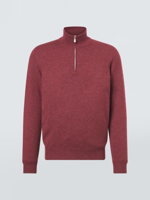 Brunello Cucinelli Cashmere half-zip sweater