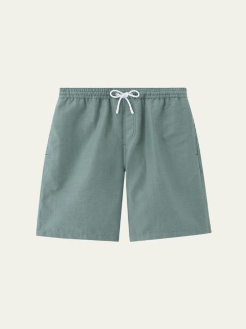 Loro Piana Men's Bay Long Swim Trunks