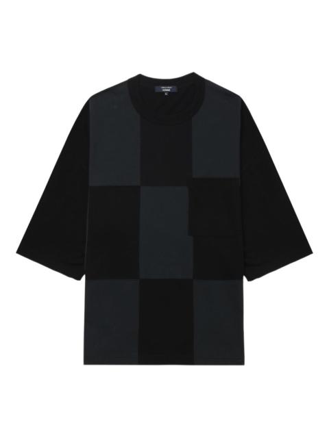 Comme des Garçons Homme check-pattern patch-pocket T-shirt