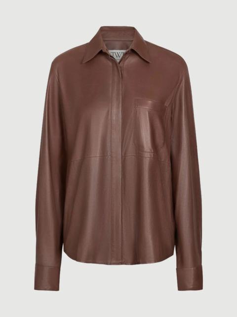 TWP COWBOY UPDATE LEATHER SHIRT