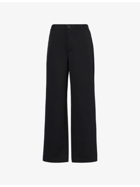 Vince Straight-Leg Stretch-Cotton Trousers