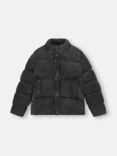 Stone Island 482RT ORGANIC CORDUROY 800 DOWN_DUST COLOUR FROST FINISH