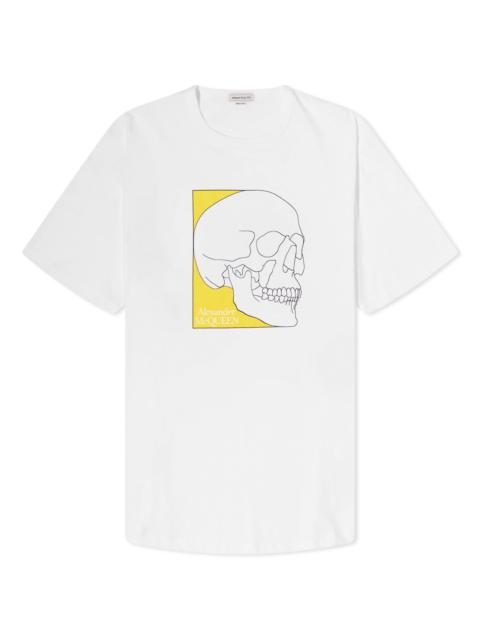 Alexander McQueen Outline Skull Print T-Shirt