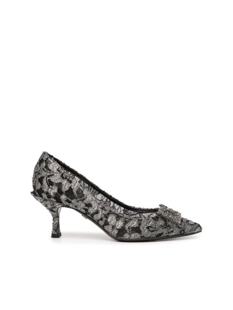 DG Amore logo lace pumps