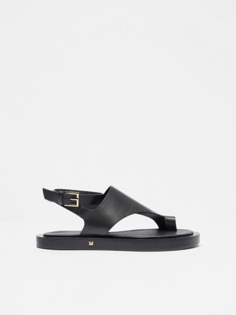 Max Mara SHEREE Leather sandals