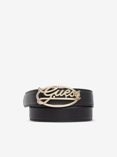 GUESS USA logo-plaque belt