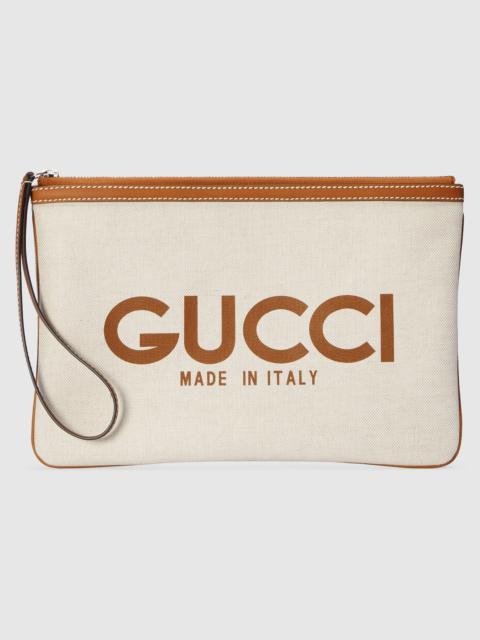 GUCCI Clutch with Gucci print