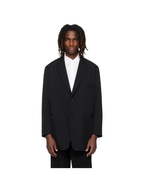 Yohji Yamamoto Black Double Button Blazer