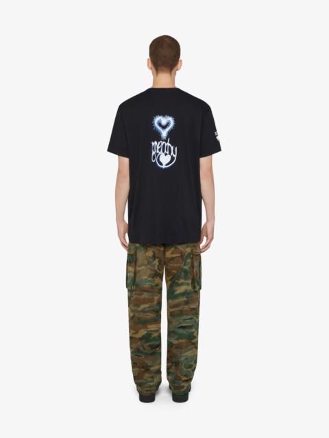 Givenchy OVERSIZED T-SHIRT IN COTTON WITH GIVENCHY LOVE PRINT