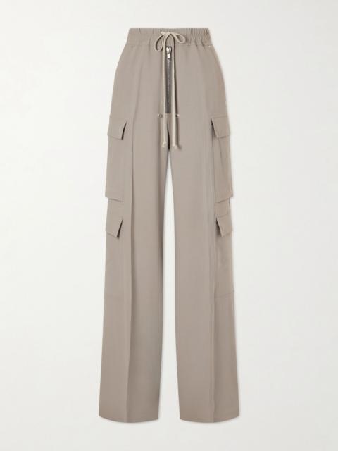 Rick Owens Cargobelas cady wide-leg cargo pants Gray