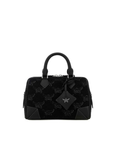 MCM Ella Boston jacquard top handle tote bag