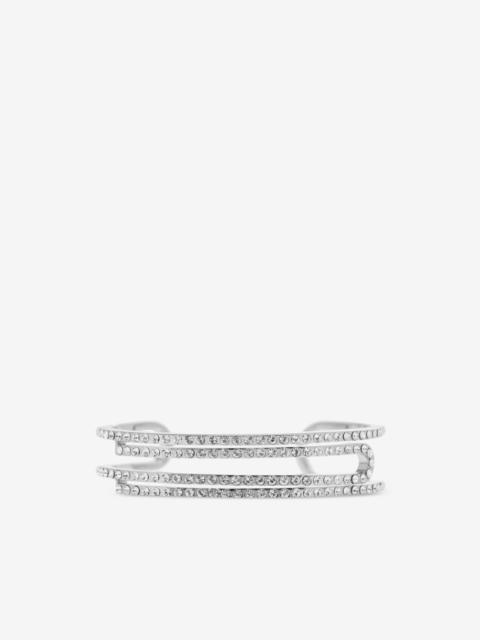 Off-White crystal-embellished cut-out bracelet