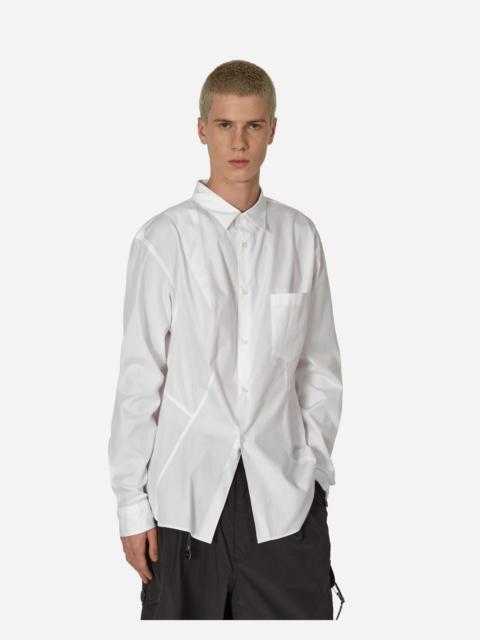 Comme des Garçons Homme Plus Panelled Longsleeve Shirt White