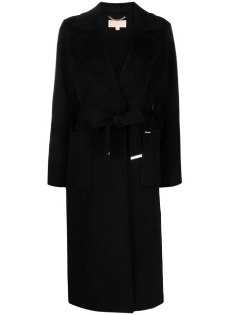 MICHAEL KORS belted double-breasted coat