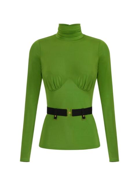 ELISABETTA FRANCHI gathered top