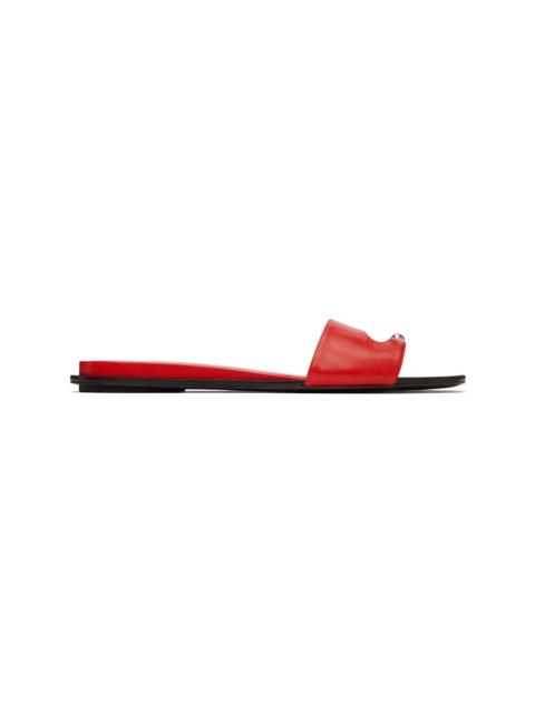 TORY BURCH Red Pierced Sandals