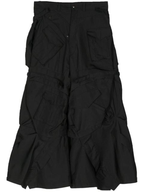 Junya Watanabe MAN asymmetric midi skirt