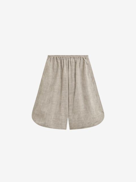The Frankie Shop Nelis Suiting Bermuda Shorts - Beige Melange