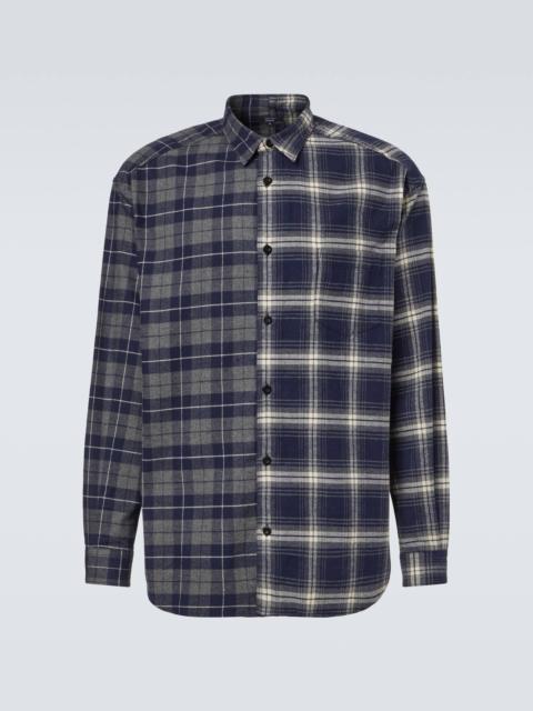 Comme des Garçons Homme Checked cotton shirt