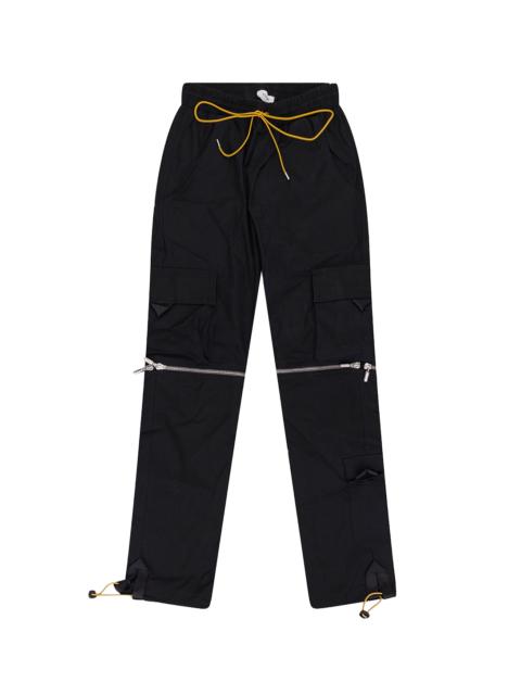 Rhude Knee Zip Cargo Pants "Black" BKZ001