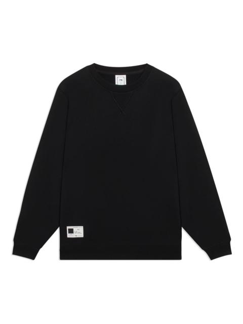 Li-Ning Li-Ning Chinese Color Label Logo Sweatshirt 'Black' AWDT073-4