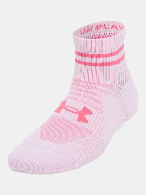 Under Armour Women's UA Play Up 3-Pack Quarter Socks