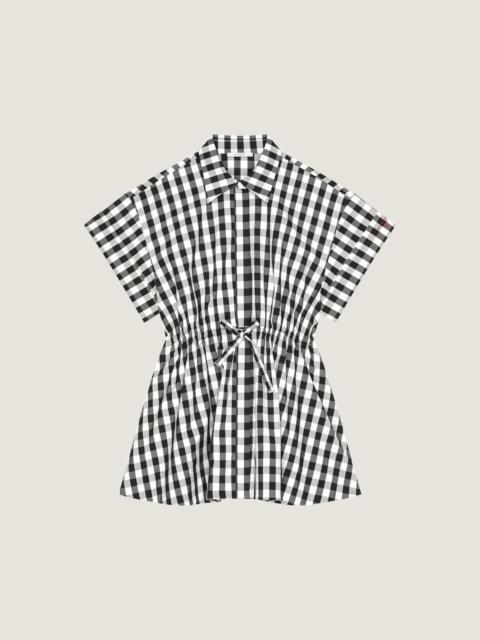 Givenchy MINI SHIRT DRESS IN CHECKED COTTON