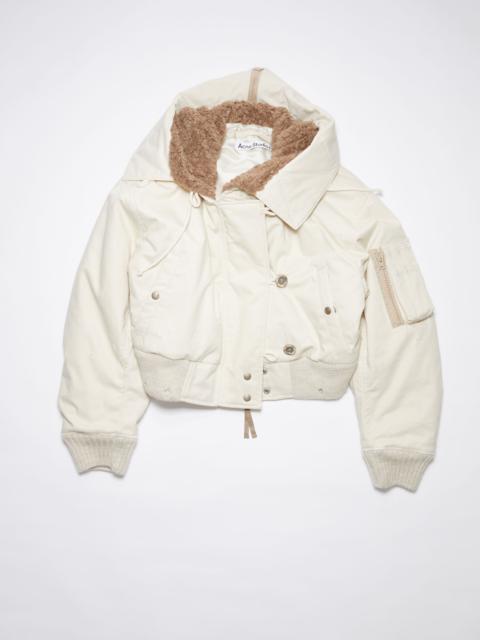 Acne Studios Bomber jacket - Ecru beige