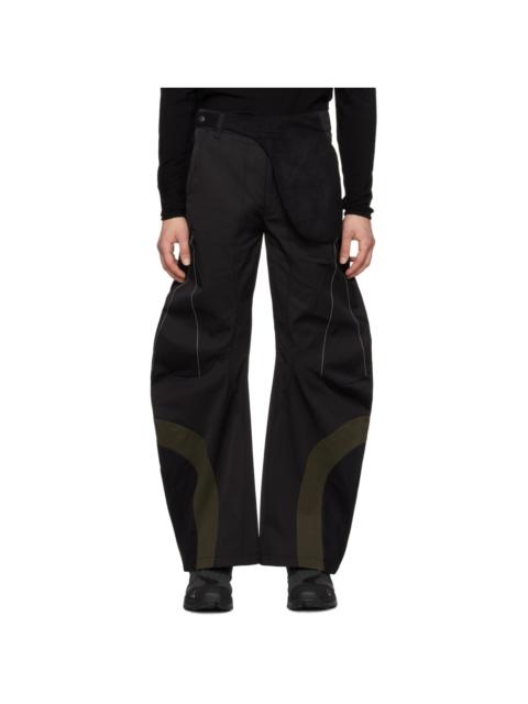 FFFPOSTALSERVICE Black Articulated Waistbag V1 Trousers