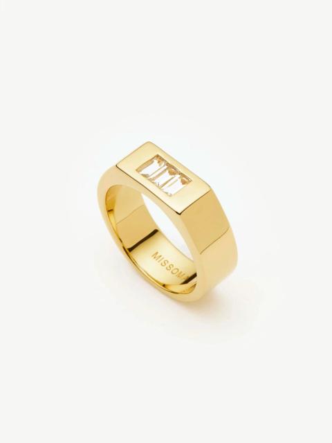 MISSOMA Lucy Williams Triple Stone Chunky Ring