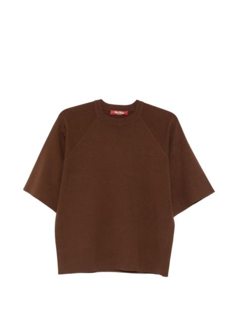 Max Mara Studio Velo raglan-sleeve knitted sweater