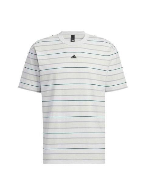 adidas Stripe T-Shirt 'White' HS4382