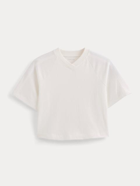 EVERLANE PREMIUM WEIGHT CROPPED PANELED TEE