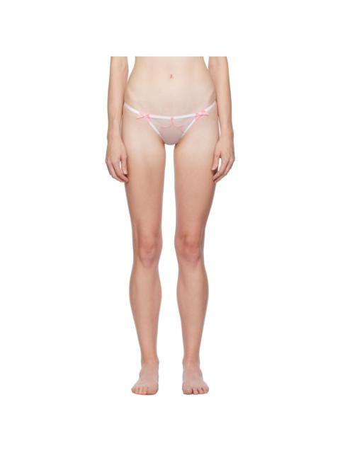 Agent Provocateur White Lorna Thong