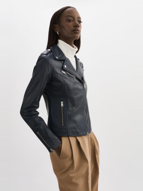 LAMARQUE HARPER | Fitted Leather Biker Jacket