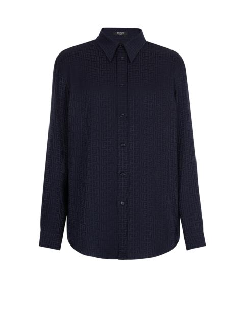 Monogram jacquard shirt
