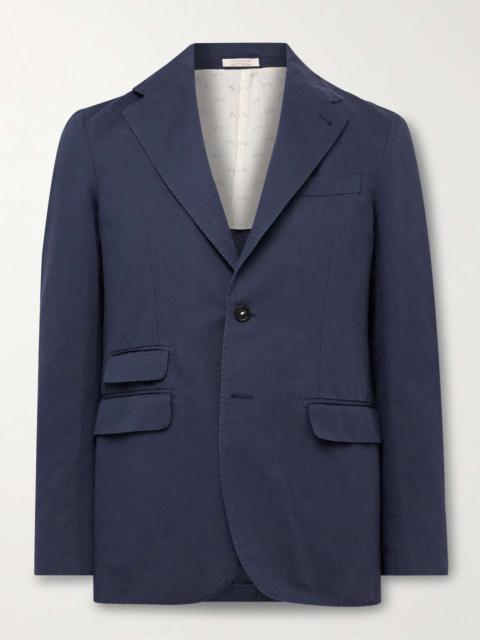 Catch2 Cotton and Linen-Blend Twill Suit Jacket