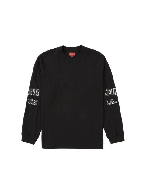 Supreme Cutout Sleeves L/S Top Black