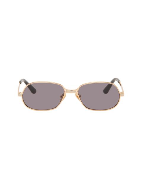 GALLERY DEPT. Gold 'October 12, 2001' Sunglasses