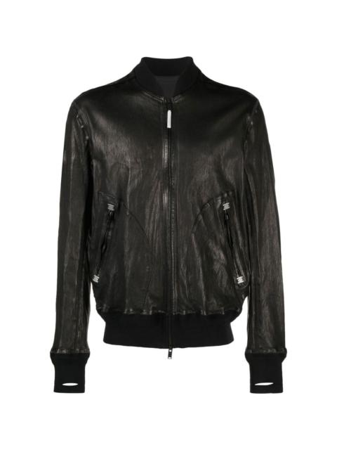 Isaac Sellam zip-detail leather jacket