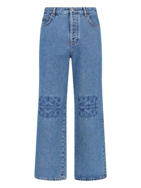 Loewe BAGGY 'ANAGRAM' JEANS