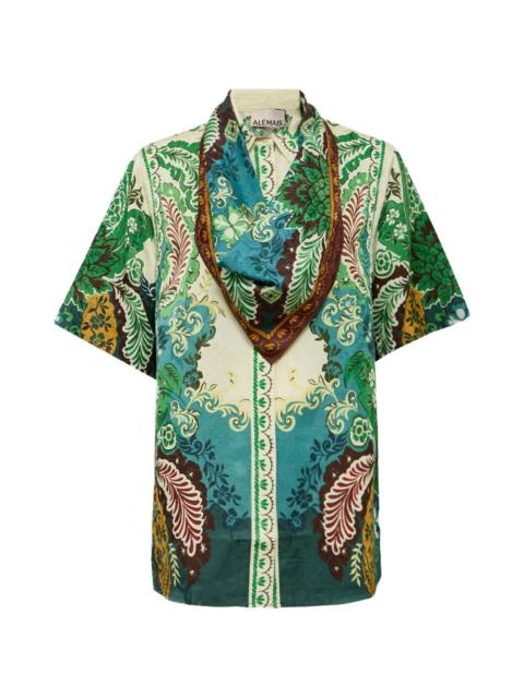 ALÉMAIS Florence botanical-print shirt