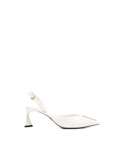 Stella McCartney pointed chain-detail pumps