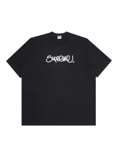 Supreme Supreme Handstyle Tee 'Black'